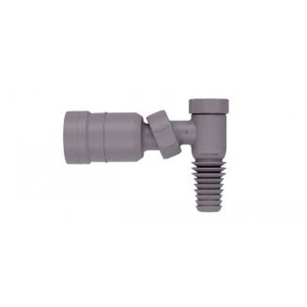 BLUKIT ADAPTADOR ARTICULADO 45 CINZA C/ RETENCAO