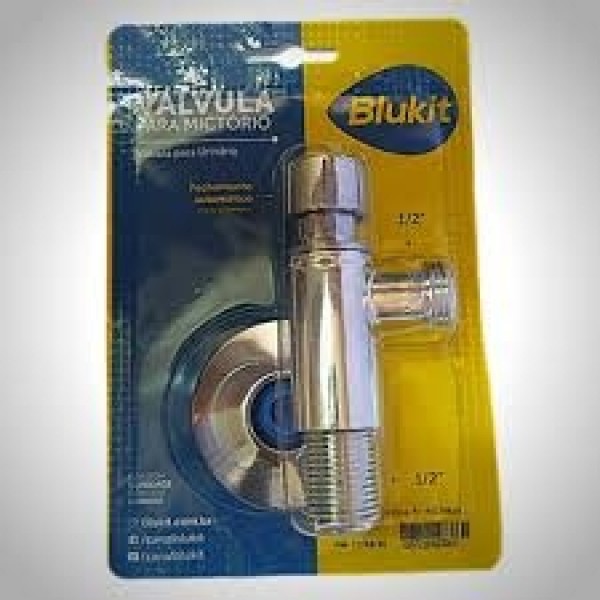 BLUKIT VALVULA P/ MICTORIO ABS CROMO APENAS VALVUL