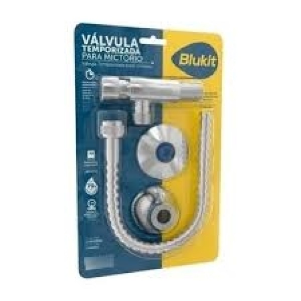 BLUKIT VALVULA P/MICTORIO C/CANOPLA