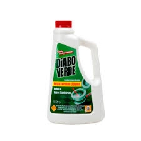 DESENTUPIDOR LIQUIDO DIABO VERDE 1LT