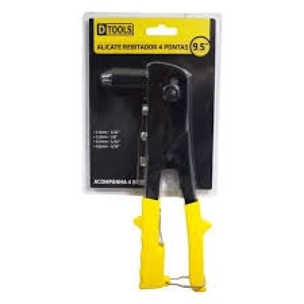DTOOLS ALICATE REBITADOR 4 PONTAS L07