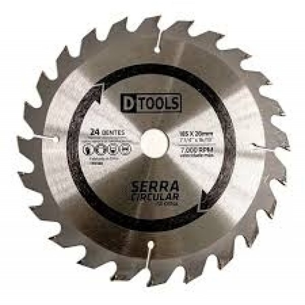 DTOOLS SERRA CIRCULAR 7 1/4 24D C/VIDEA