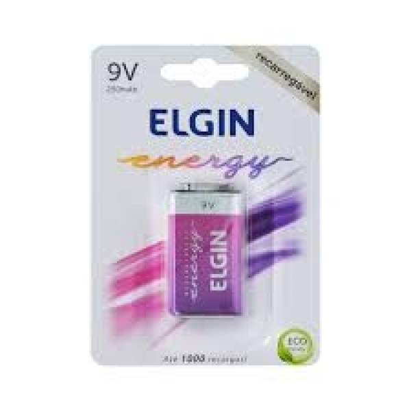 ELGIN BATERIA 9V RECARREGAVEL