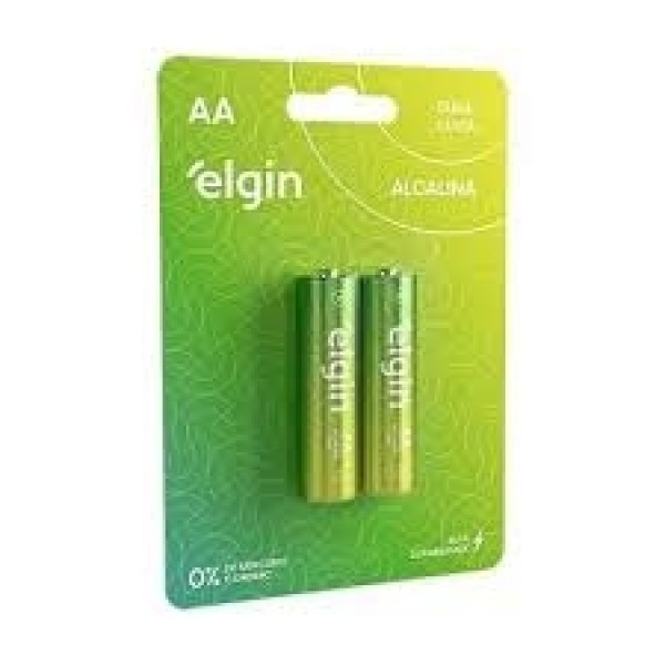 ELGIN PILHA ALCALINA PQ AA (C/2)