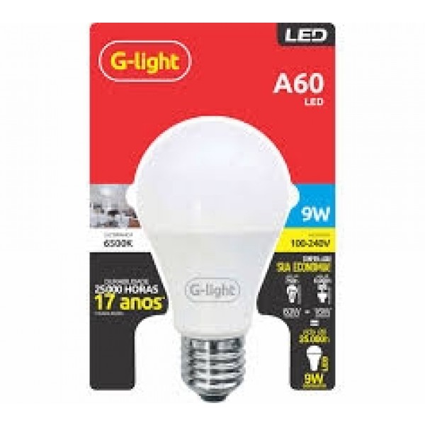 GLIGHT LAMPADA LED 9W 6500K E27 AUTOVOLT