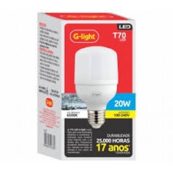 GLIGHT LAMPADA LED ENCE T60 20W E27 6500K