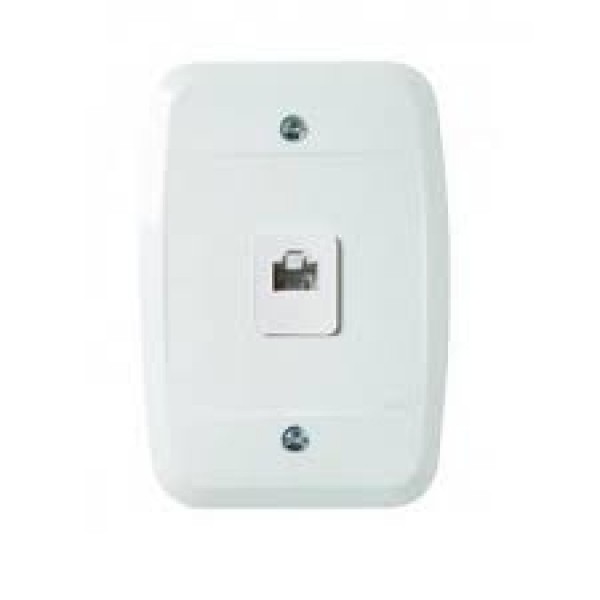 PEZZI 1 TOM. RJ45 C/CONECTOR C/PLACA BRANCO