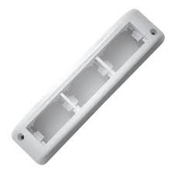 PEZZI BASTIDOR EXTERNO P/ 3 MODULOS BRANCO -