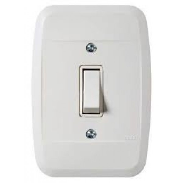 PEZZI INT. PARALELO 10A 250V~ C/PLACA BRANCO -