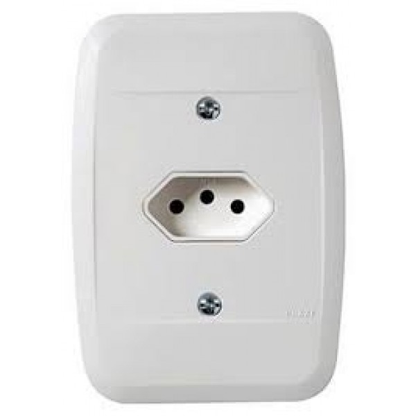 PEZZI TOMADA HORIZONTAL 2P+T20A 250 C/PLACA BRANCO