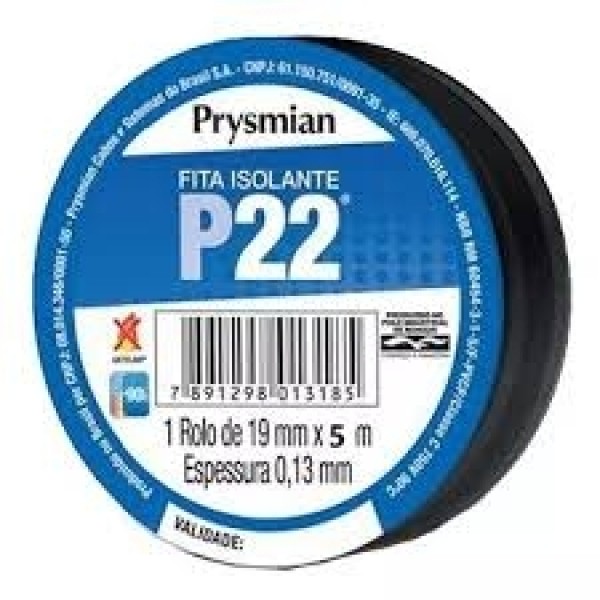 PRYSMIAN FITA ISOLANTE PRETA 5MT