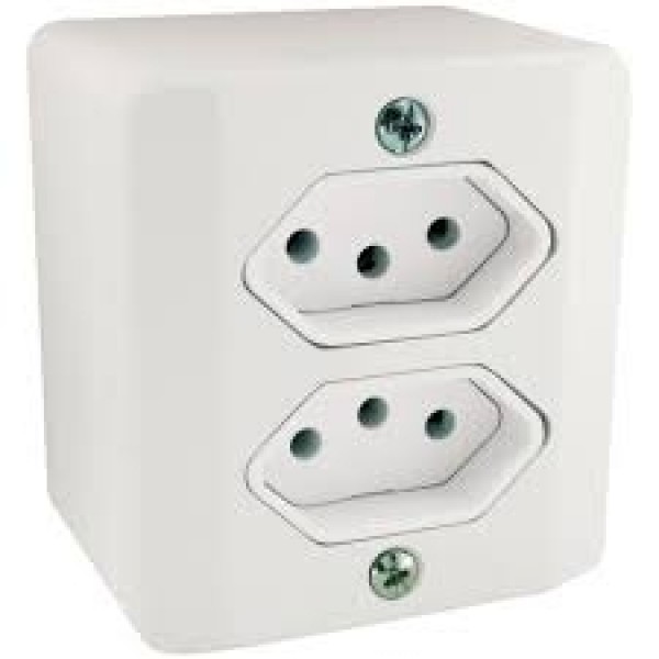 RADIAL TOMADA DUPLA SISTEMA X NBR 20A BR