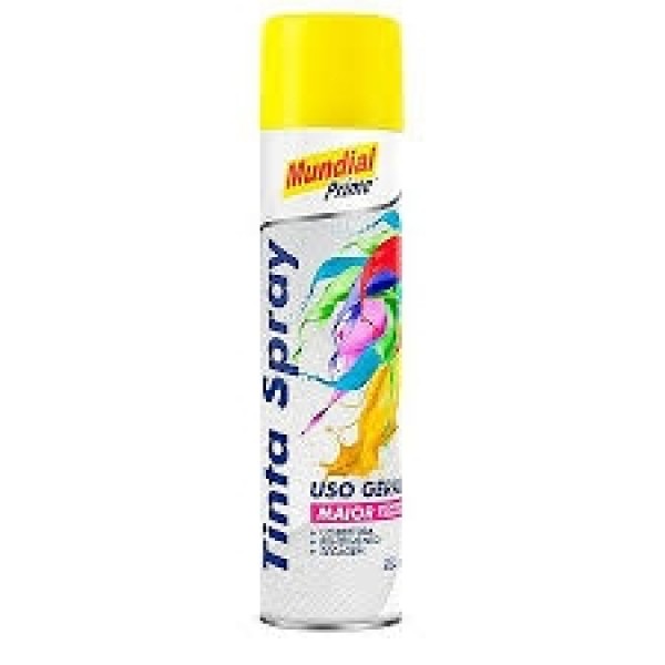  Spray Amarelo 400ml Mundial Prime
