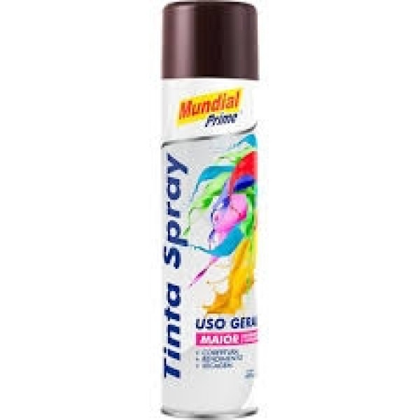  Spray Marrom 400ml Mundial Prime