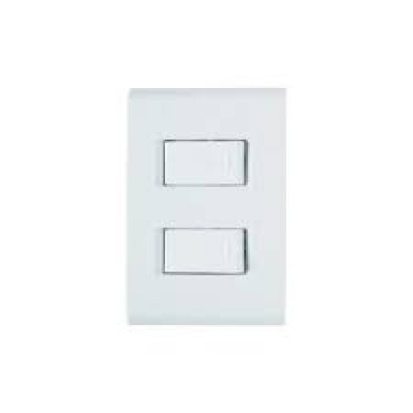 TRAMONTINA CJ 2 INTERRUPTORES SIMPLES 10A/250V