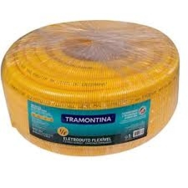 TRAMONTINA CORRUGADO LEVE 1/2" AMARELO