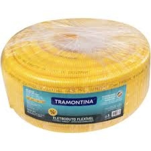 TRAMONTINA CORRUGADO LEVE 3/4" AMARELO