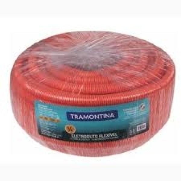 TRAMONTINA CORRUGADO REFORCADO 3/4" LARANJA