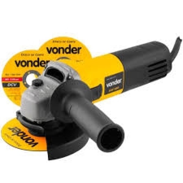 VONDER ESMERILHADEIRA 4.1/2" EAV650 C/3DISCOS 220V
