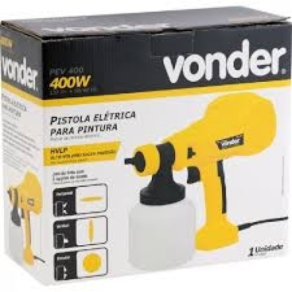 VONDER PISTOLA PINTURA ELET PEV400 220V