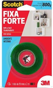3M FITA DUPLA FACE FIXA FORTE 19X2M