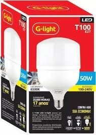 GLIGHT LAMPADA LED ENCE T100 50W E27 6500K