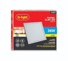 GLIGHT PAINEL SLIM LED QUADRADO SOBREPOR 36W 6500K