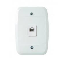PEZZI 1 TOM. RJ11 C/CONECTOR C/PLACA BRANCO
