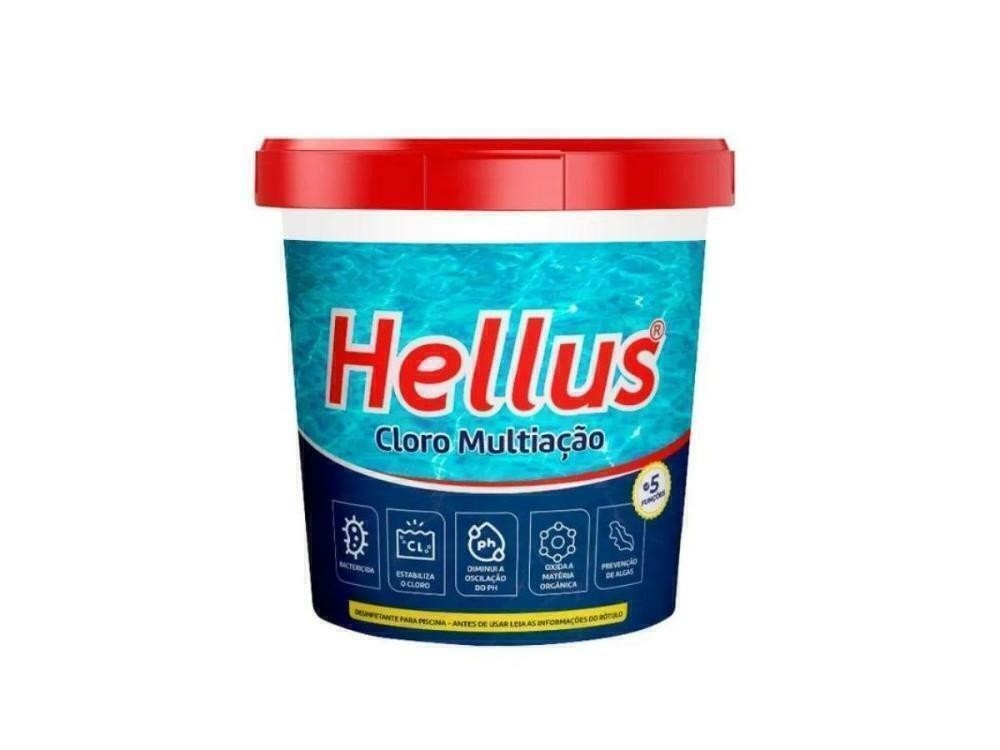 QUIBENNE CLORO HELLUS MULTI ACAO 10KG