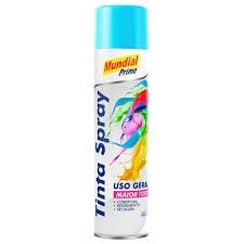  Spray Azul Claro 400ml Mundial Prime