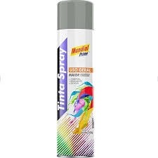  Spray Cinza Médio 400ml Mundial Prime