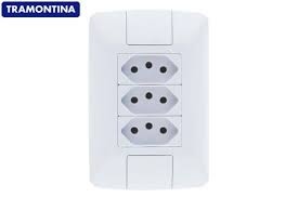 TRAMONTINA TOMADA TRIPLA 2P+T 10A/250V ARIA BRA
