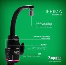 ZAGONEL TORNEIRA PRIMA ELETRO. 5500W 220V BLACK