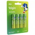 ELGIN PILHA ALCALINA AA (C/4 UN)