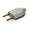PEZZI PLUGUE MACHO RETO 2P 10A 250V CINZA