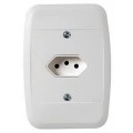 PEZZI TOMADA HORIZONTAL 2P+T20A 250 C/PLACA BRANCO